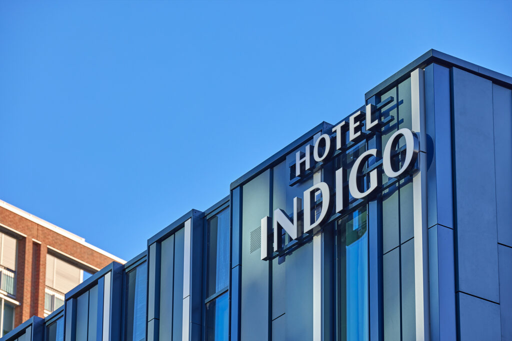Hotel Indigo opposite ONE Friargate offices