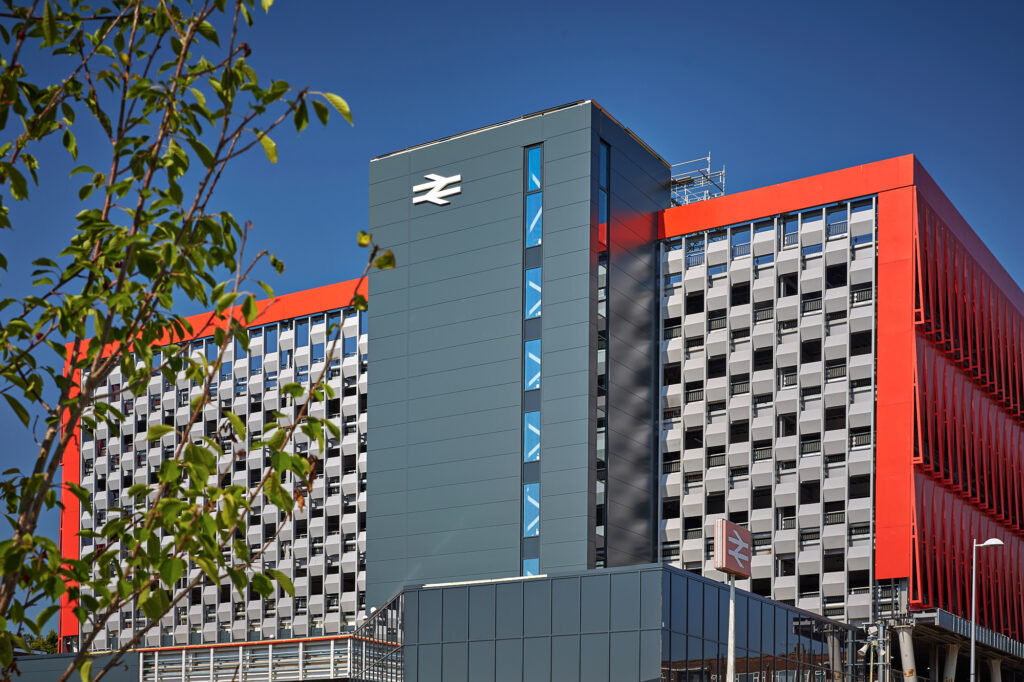 Coventry Railway station car park next to ONE Friargate offices