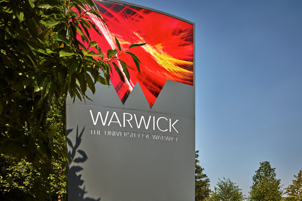 Warwick University near to ONE Friargate offices